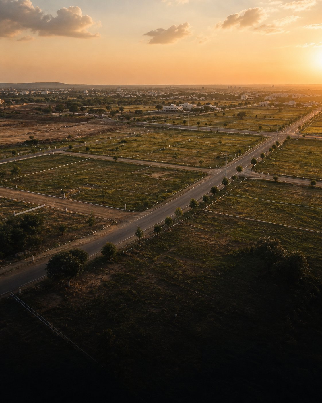 Land portfolio plotted land visual